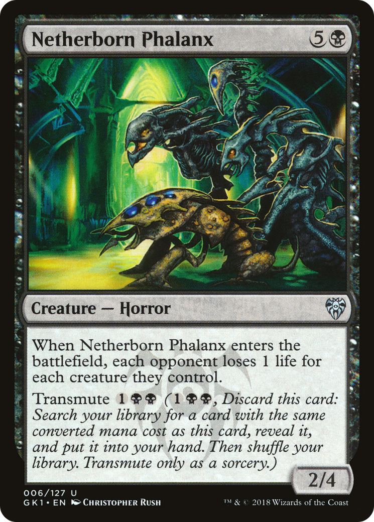 Netherborn Phalanx (GR1-006) [Misc] GRN Guild Kit MTG Single Wizards of the Coast