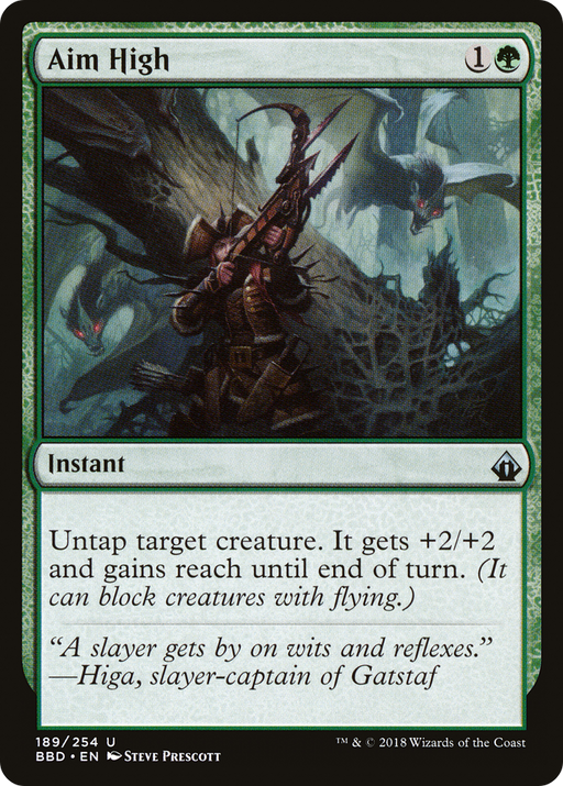 Aim High (BBD-189) [Battlebond] MTG Single Wizards of the Coast
