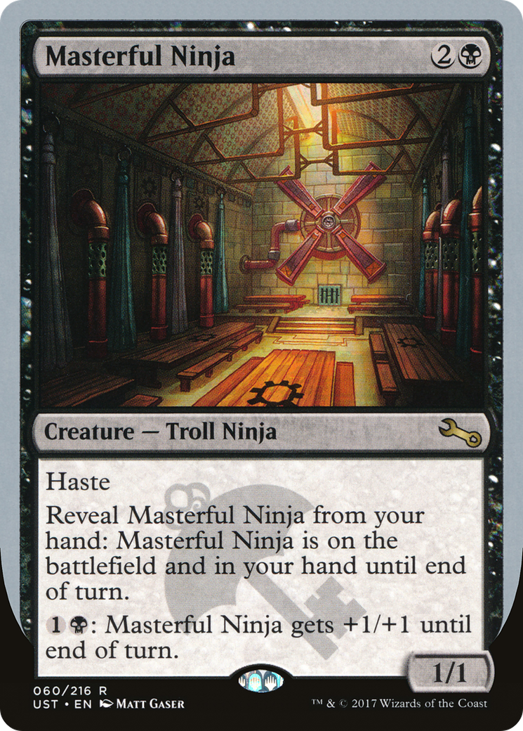 Masterful Ninja (UST-060) [Unstable] MTG Single Wizards of the Coast