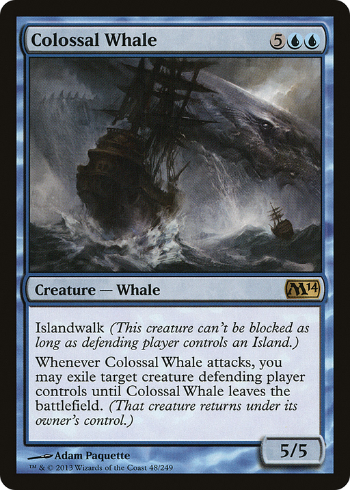 Colossal Whale (M14-048) [Magic 2014] MTG Single Wizards of the Coast
