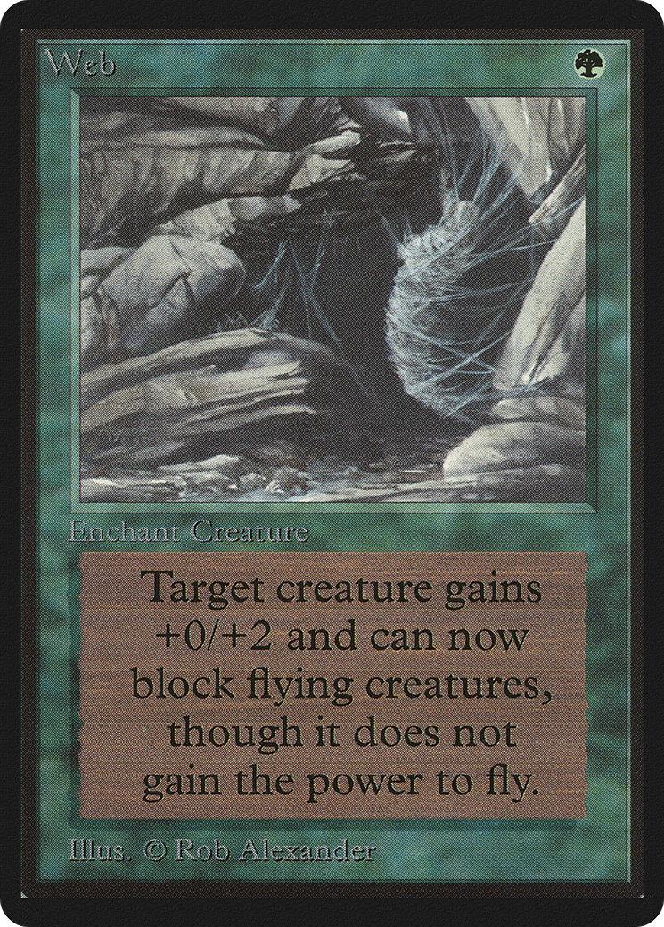 Web (LEB-229) [Oldschool] Limited Edition Beta MTG Single Wizards of the Coast
