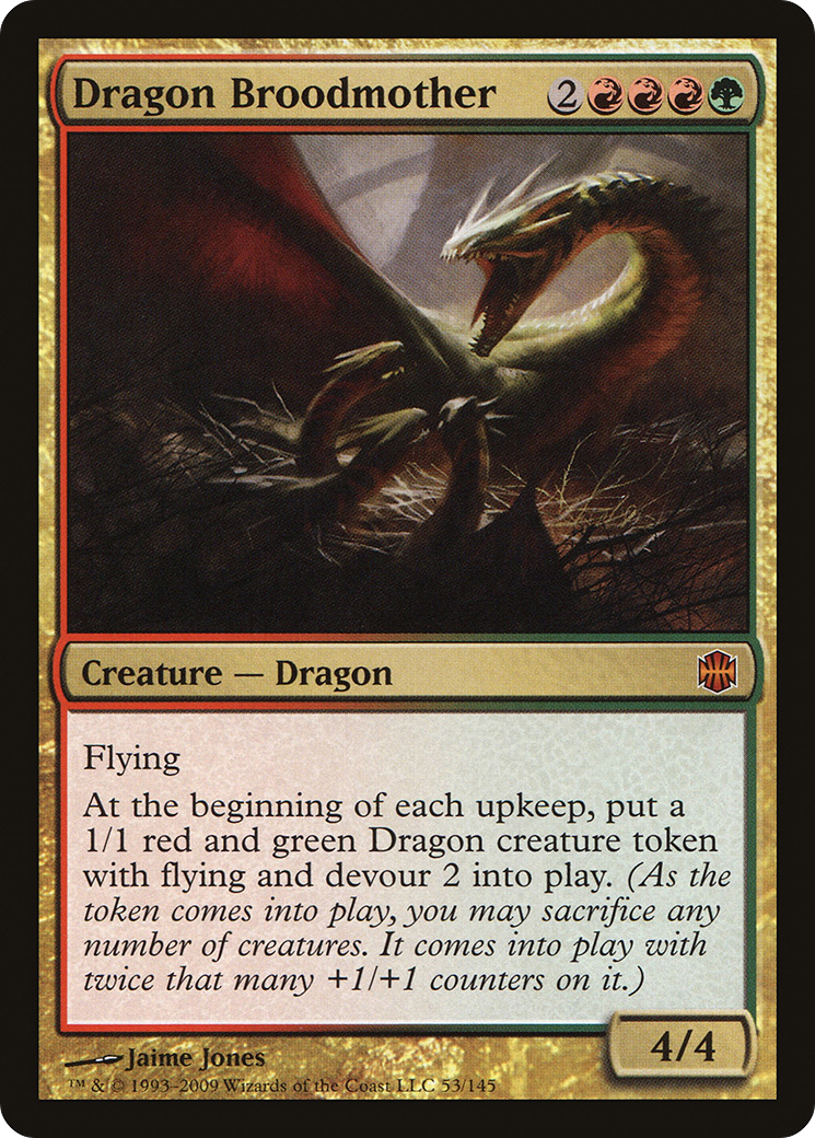 Dragon Broodmother (ARB-053) [Alara Reborn] Foil MTG Single Wizards of the Coast
