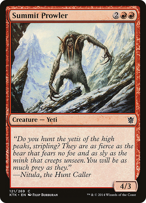 Summit Prowler (KTK-121) [Khans of Tarkir] MTG Single Wizards of the Coast