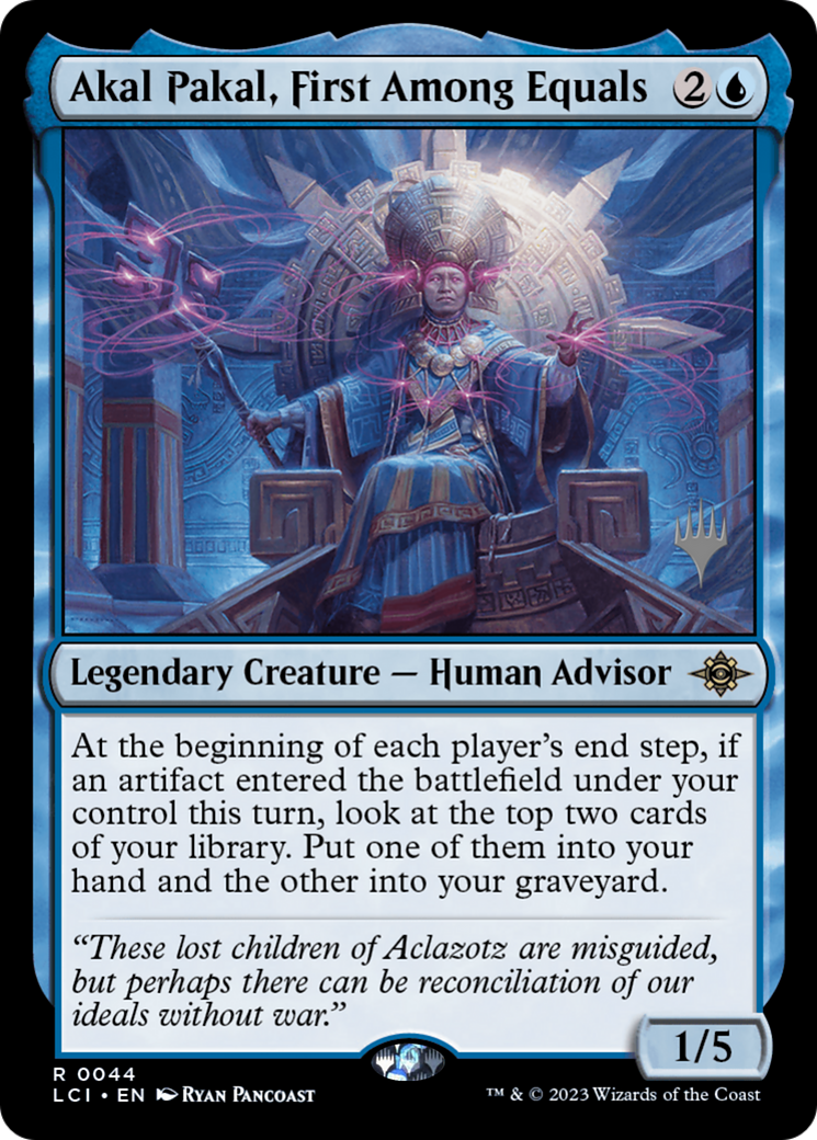 Akal Pakal, First Among Equals (PPLCI-044) [The Lost Caverns of Ixalan Promos] MTG Single Wizards of the Coast