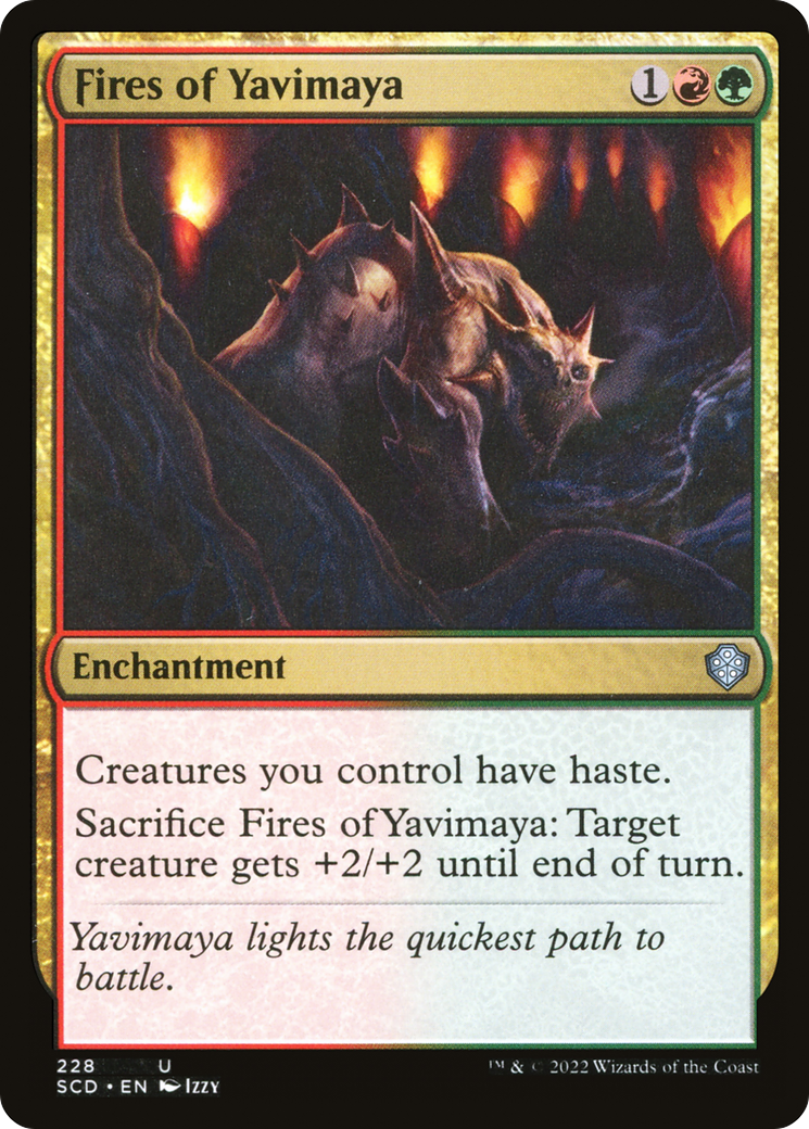 Fires of Yavimaya (SCD-228) [Starter Commander Decks] MTG Single Wizards of the Coast