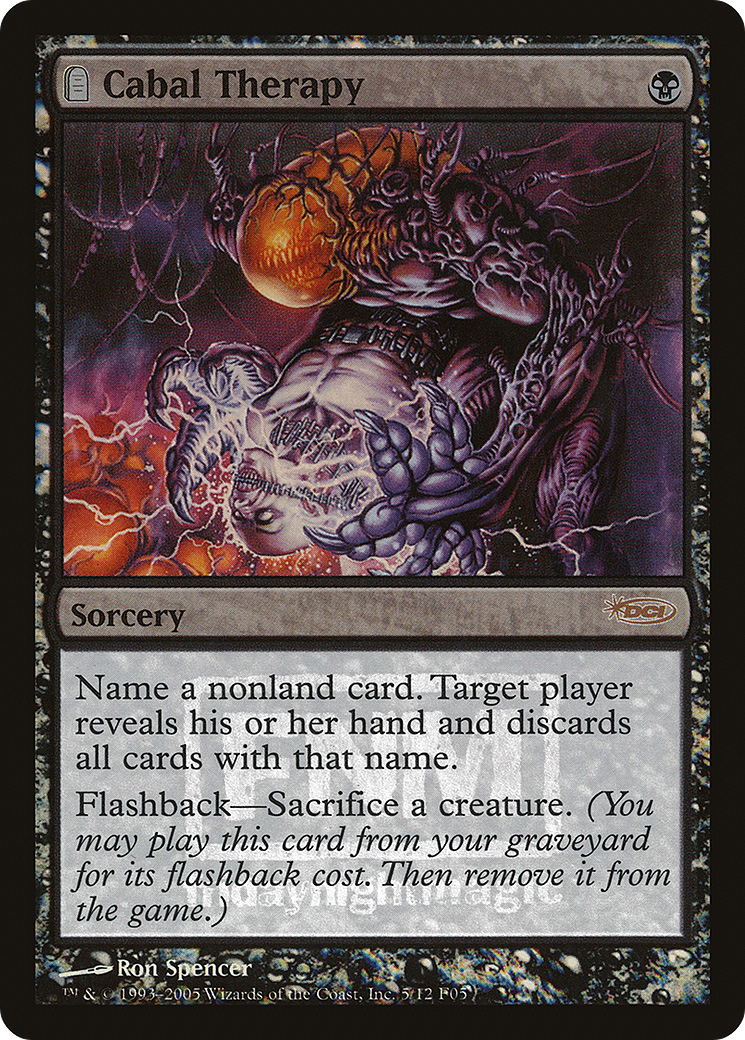 Cabal Therapy (FNM-005) [Misc] Friday Night Magic 2005 Foil MTG Single Wizards of the Coast