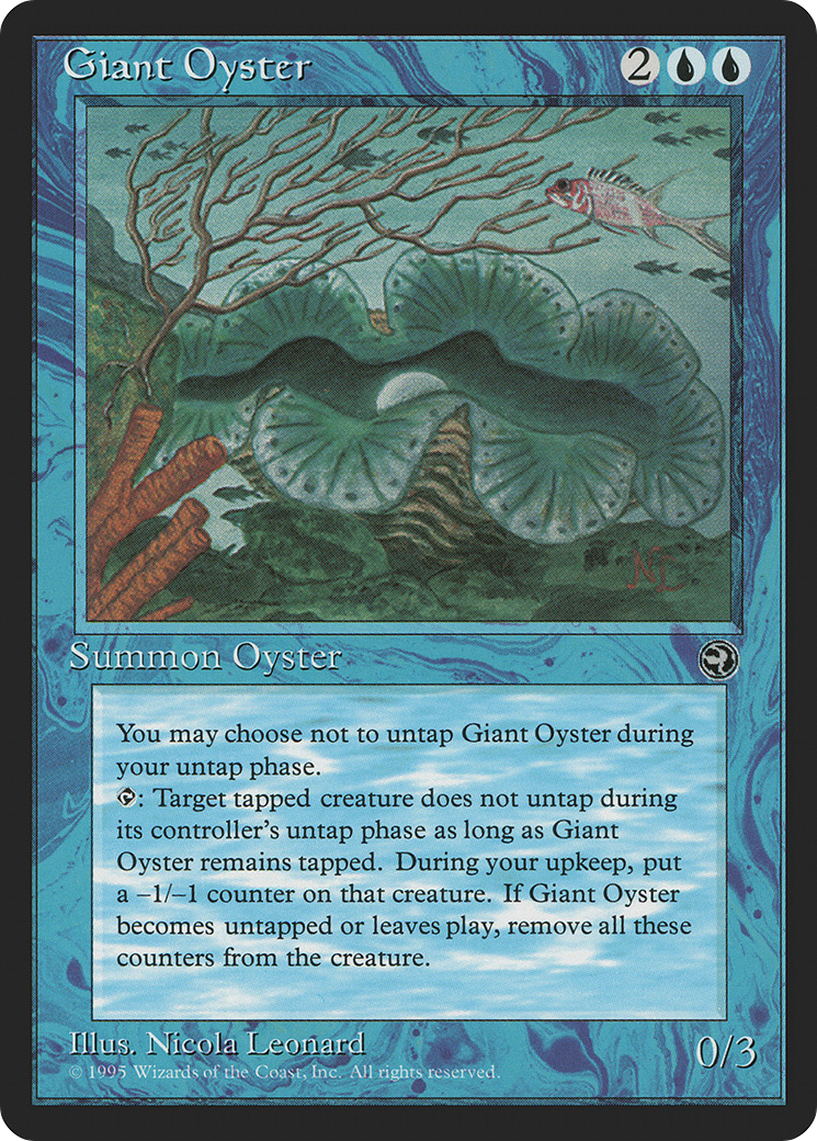 Giant Oyster (HML-) [Homelands] MTG Single Wizards of the Coast
