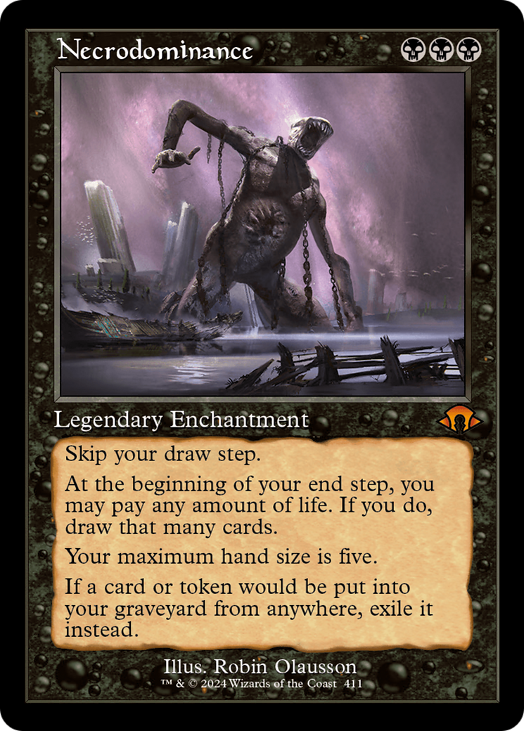 Necrodominance (MH3-411) [Modern Horizons 3] MTG Single Modern Horizons 3