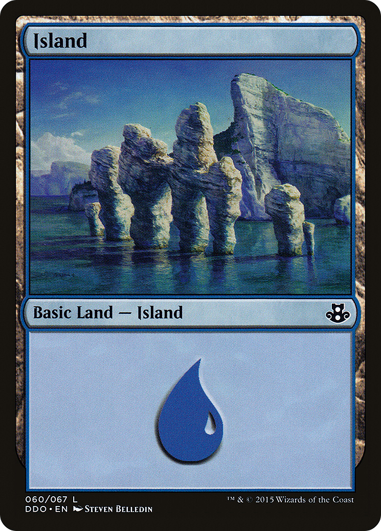 Island (DDO-060) [Misc] Duel Decks: Elspeth vs. Kiora MTG Single Wizards of the Coast