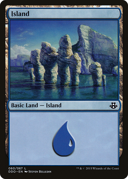 Island (DDO-060) [Misc] Duel Decks: Elspeth vs. Kiora MTG Single Wizards of the Coast