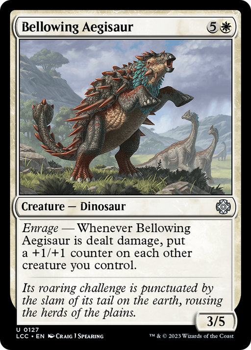 Bellowing Aegisaur (LCC-127) [The Lost Caverns of Ixalan Commander] MTG Single Wizards of the Coast