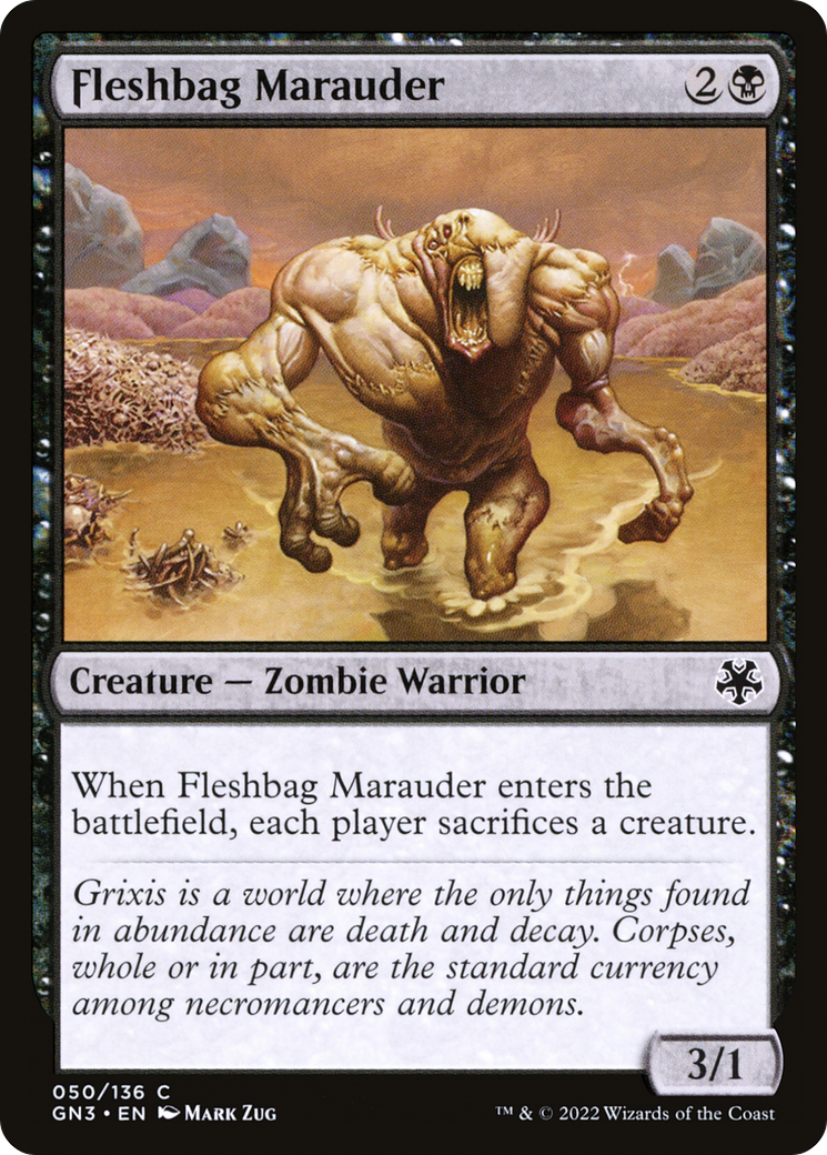 Fleshbag Marauder (GN3-050) [Misc] Game Night: Free-for-All MTG Single Wizards of the Coast