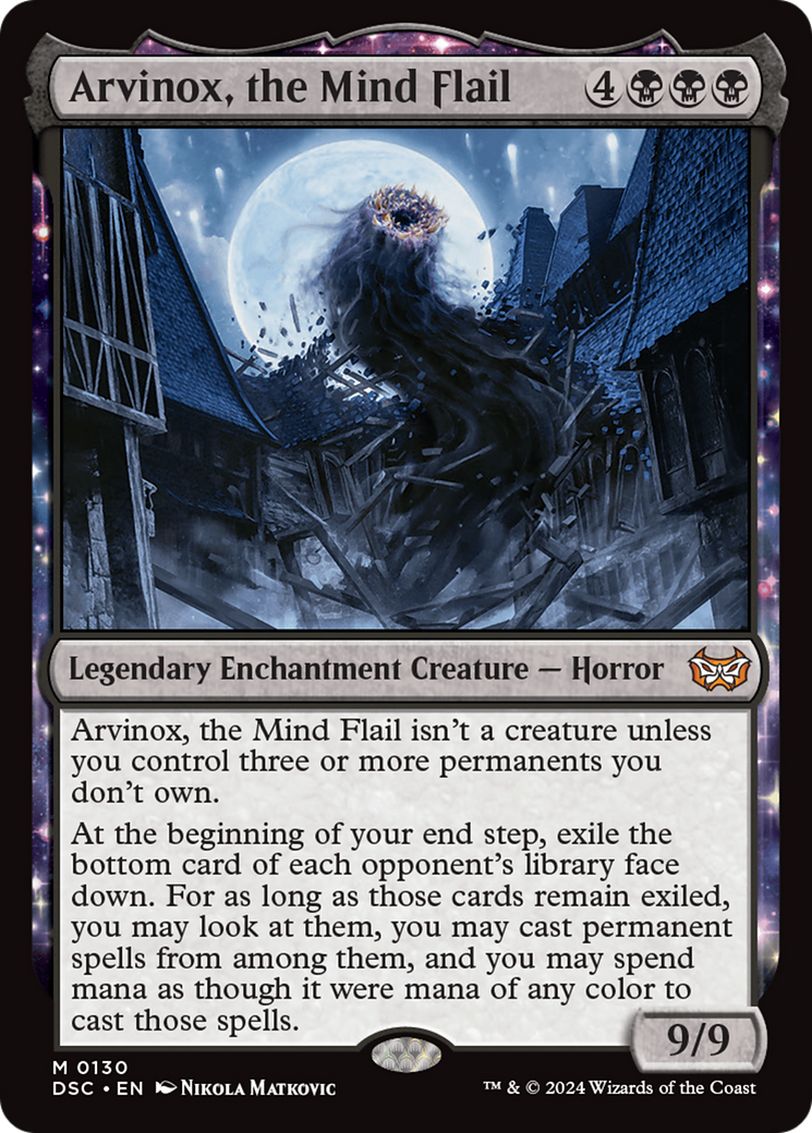 Arvinox, the Mind Flail (DSC-130) [Duskmourn: House of Horror Commander] MTG Single Wizards of the Coast