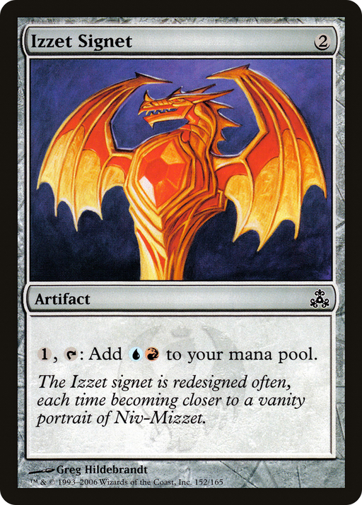 Izzet Signet (GPT-152) [Guildpact] Foil MTG Single Wizards of the Coast