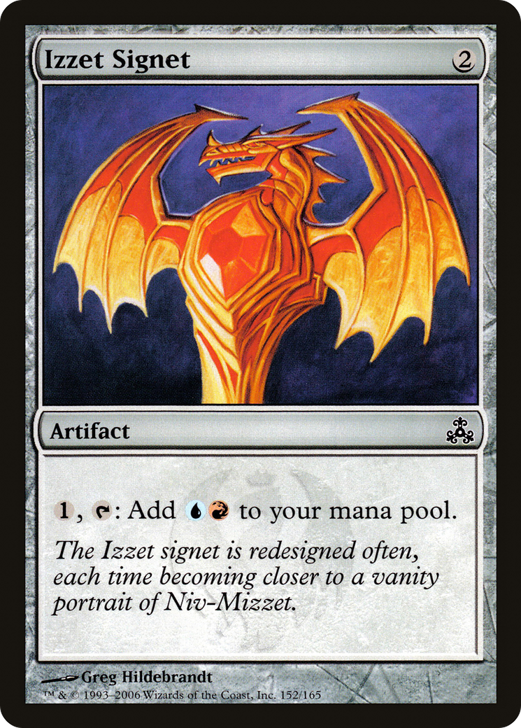 Izzet Signet (GPT-152) [Guildpact] MTG Single Wizards of the Coast