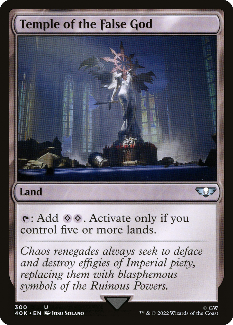 Temple of the False God (40K-300) [Warhammer 40,000 Commander] MTG Single Wizards of the Coast