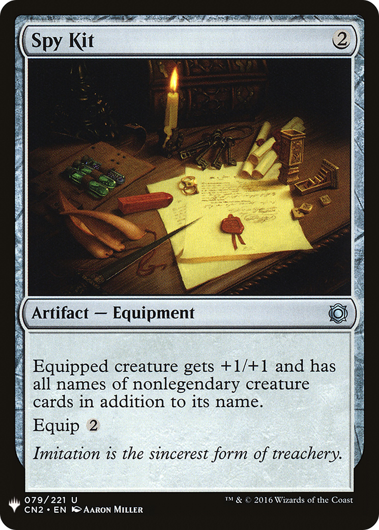 Spy Kit (LIST-CN2-79) [Mystery Booster] The List MTG Single Wizards of the Coast