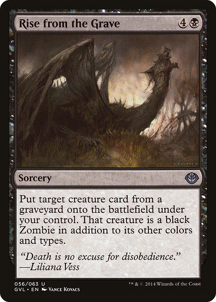 Rise from the Grave (DD3-056) [Misc] Duel Decks Anthology: Garruk vs. Liliana MTG Single Wizards of the Coast