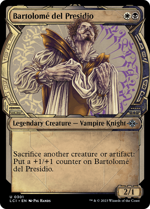 Bartolome del Presidio (LCI-301) [The Lost Caverns of Ixalan] (Showcase) Foil MTG Single Wizards of the Coast