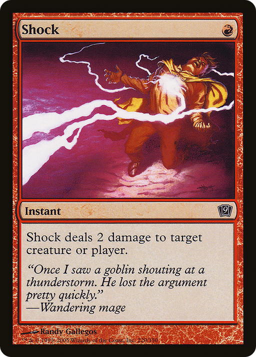 Shock (9ED-) [9th Edition] MTG Single Wizards of the Coast