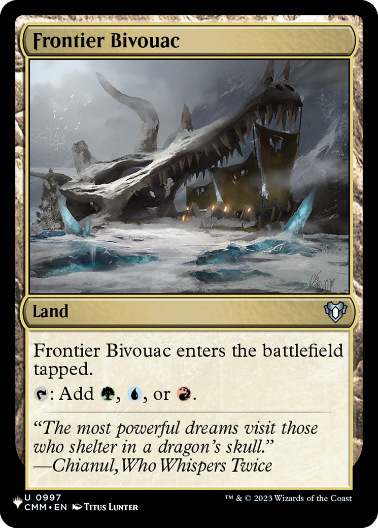 Frontier Bivouac (CMM) (LIST-997) [Mystery Booster] The List Reprints MTG Single Wizards of the Coast