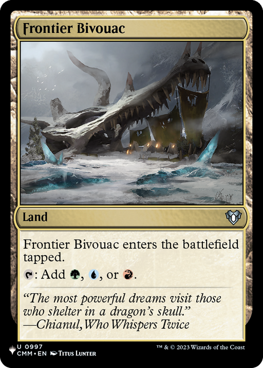 Frontier Bivouac (CMM) (LIST-997) [Mystery Booster] The List Reprints MTG Single Wizards of the Coast