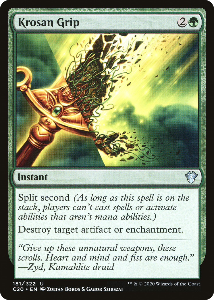 Krosan Grip (C20-181) [Commander 2020] MTG Single Wizards of the Coast