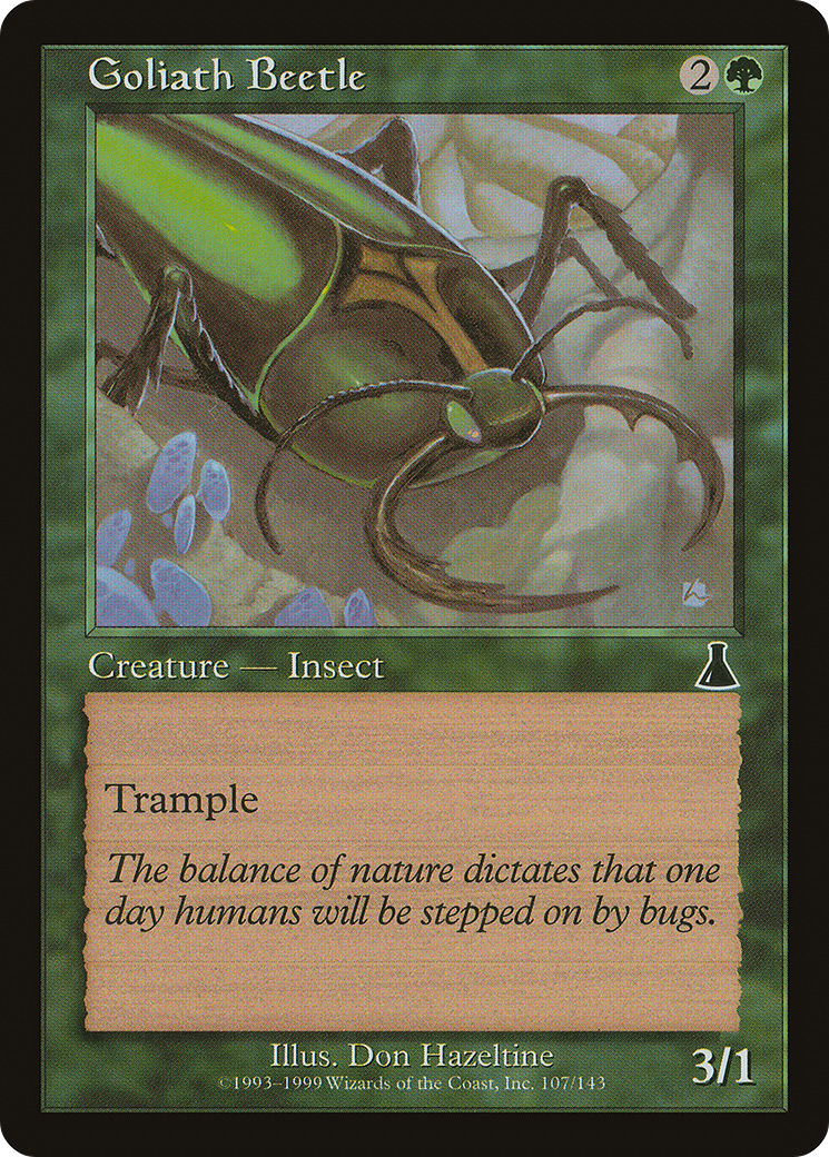 Goliath Beetle (UDS-107) [Urza's Destiny] Foil MTG Single Wizards of the Coast