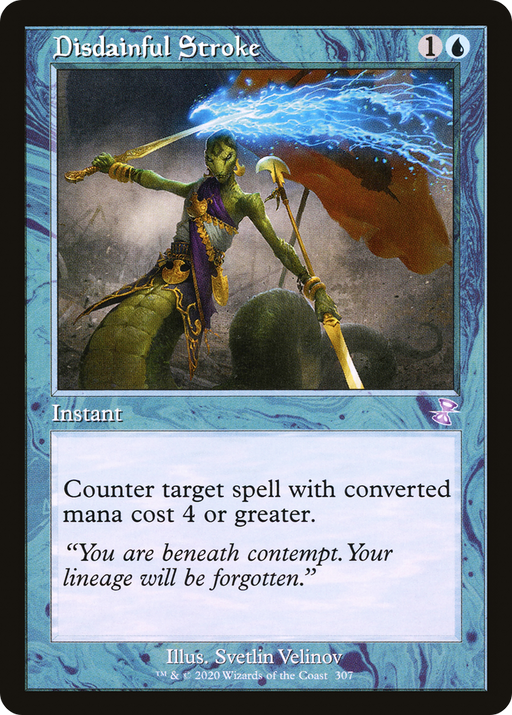 Disdainful Stroke (TSR-307) [Time Spiral Remastered] MTG Single Wizards of the Coast