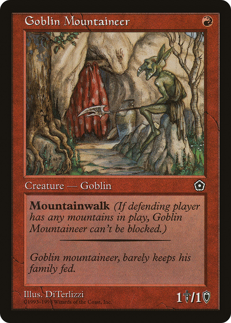 Goblin Mountaineer (P02-101) [Misc] Portal Second Age MTG Single Wizards of the Coast