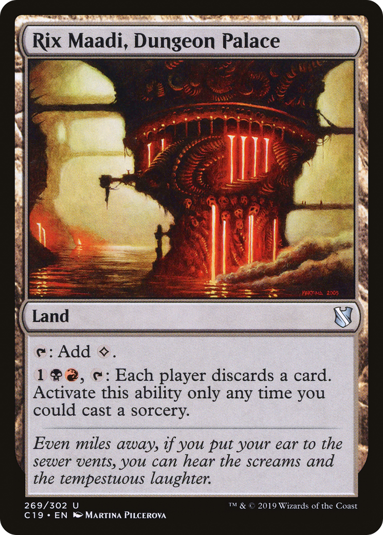 Rix Maadi, Dungeon Palace (C19-269) [Commander 2019] MTG Single Wizards of the Coast