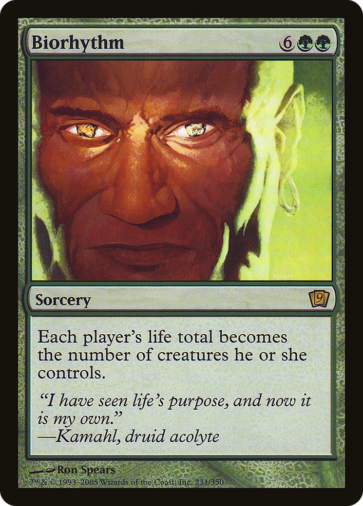Biorhythm (9ED-231) [9th Edition] Foil MTG Single Wizards of the Coast