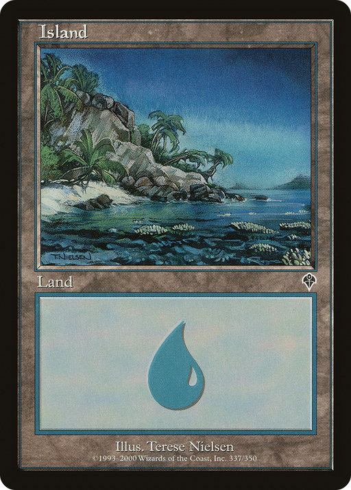 Island (337) (INV-337) [Invasion] Foil MTG Single Wizards of the Coast