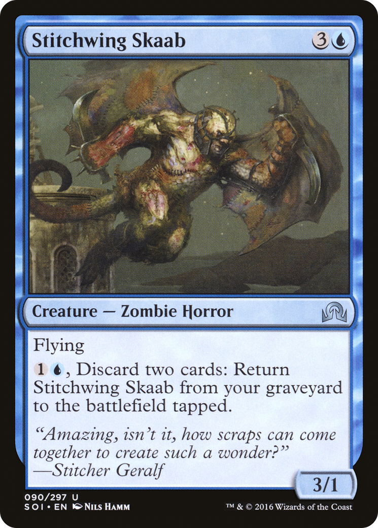 Stitchwing Skaab (SOI-090) [Shadows over Innistrad] MTG Single Wizards of the Coast