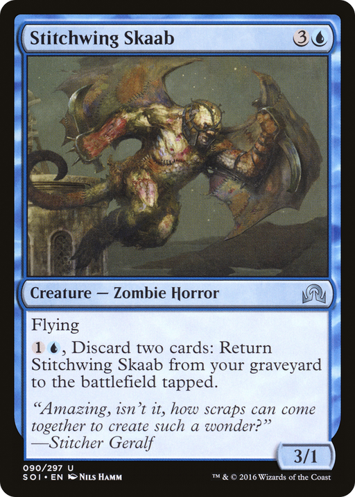 Stitchwing Skaab (SOI-090) [Shadows over Innistrad] MTG Single Wizards of the Coast