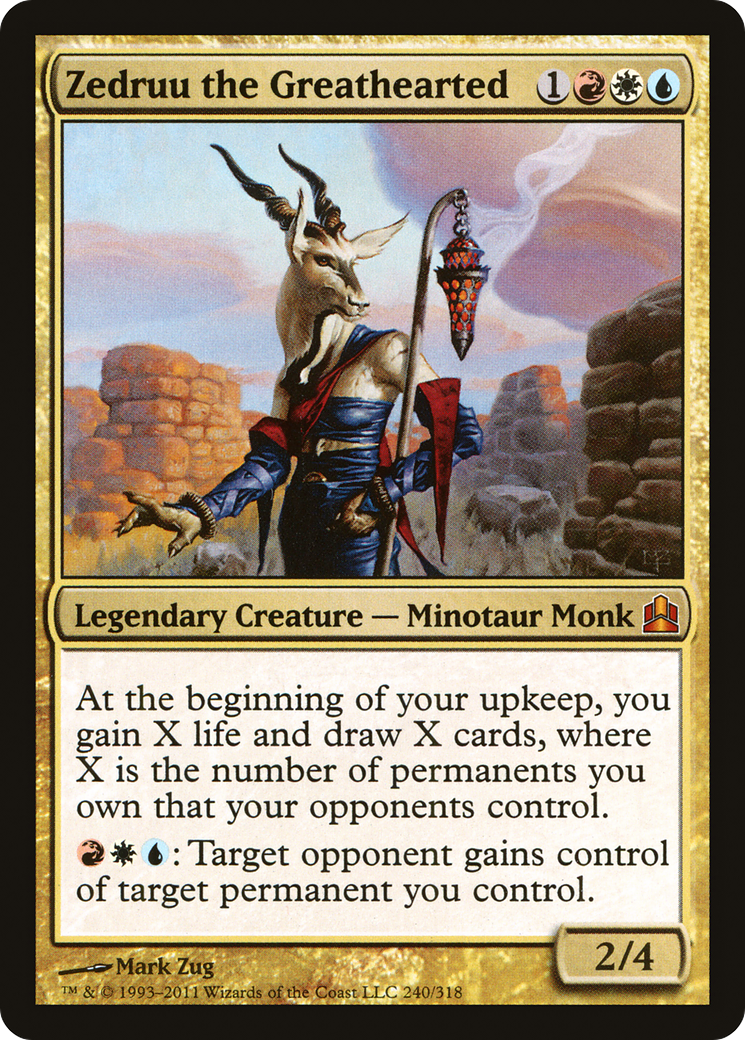 Zedruu the Greathearted (CMD-240) [Commander 2011] MTG Single Wizards of the Coast