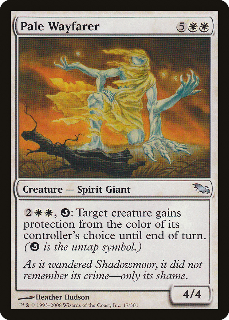Pale Wayfarer (SHM-017) [Shadowmoor] Foil MTG Single Wizards of the Coast