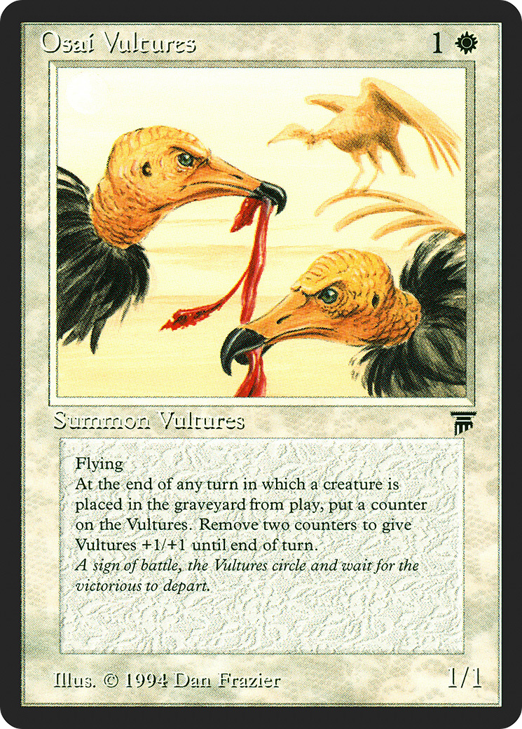 Osai Vultures (LEG-029) [Oldschool] Legends MTG Single Wizards of the Coast