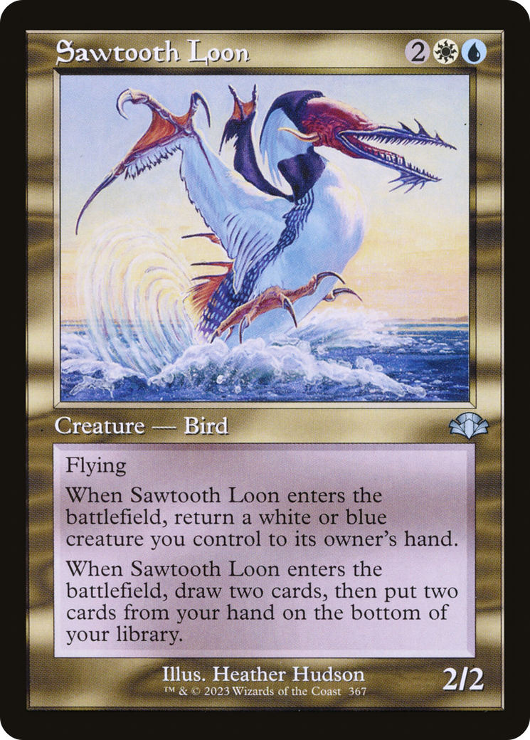 Sawtooth Loon (DMR-367) [Dominaria Remastered] Foil MTG Single Wizards of the Coast