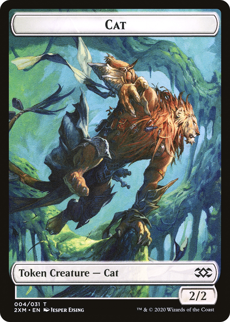 Cat (T2XM-004) [Tokens] Double Masters Tokens Foil MTG Single Wizards of the Coast