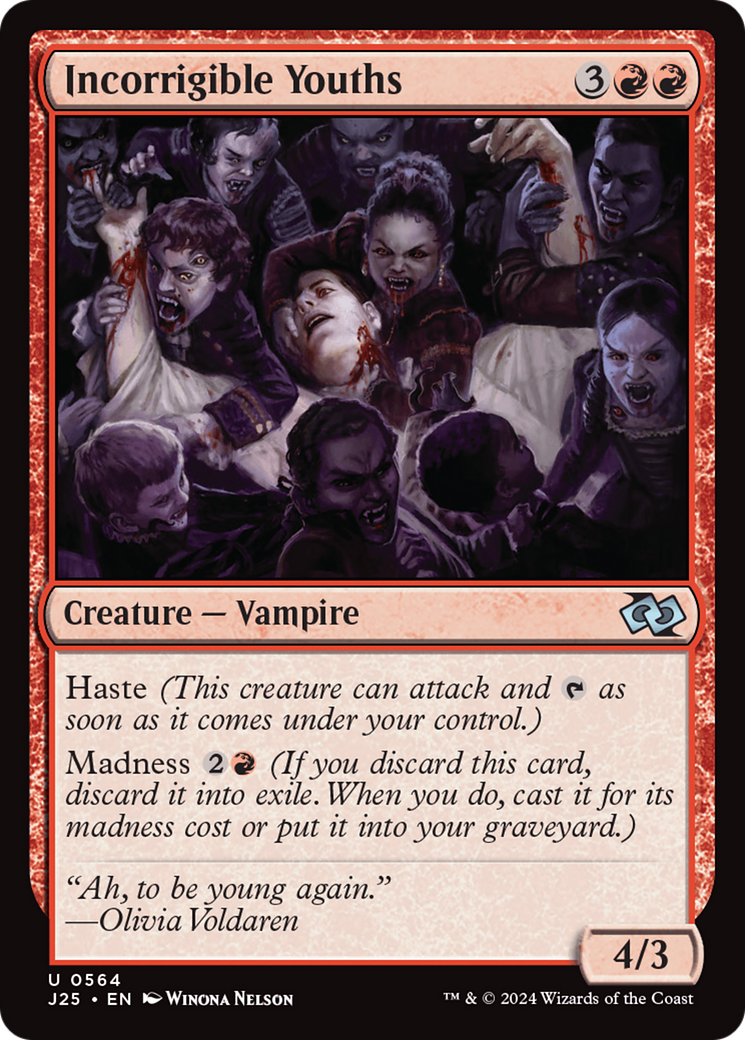 Incorrigible Youths (J25-564) [Foundations Jumpstart] MTG Single Wizards of the Coast