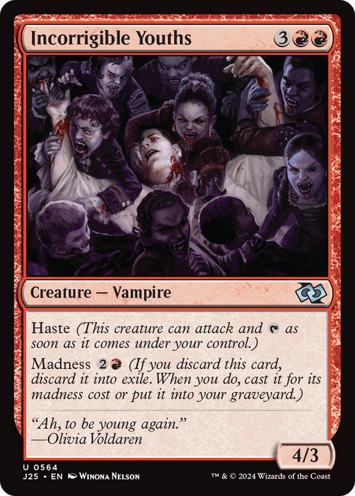 Incorrigible Youths (J25-564) [Foundations Jumpstart] MTG Single Wizards of the Coast