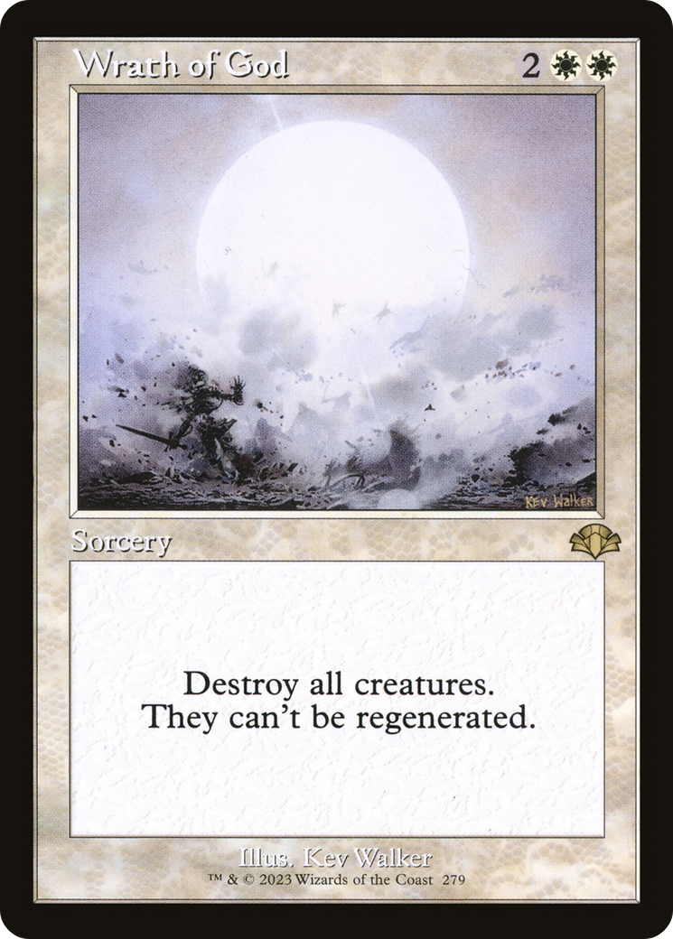 Wrath of God (DMR-279) [Dominaria Remastered] Foil MTG Single Wizards of the Coast