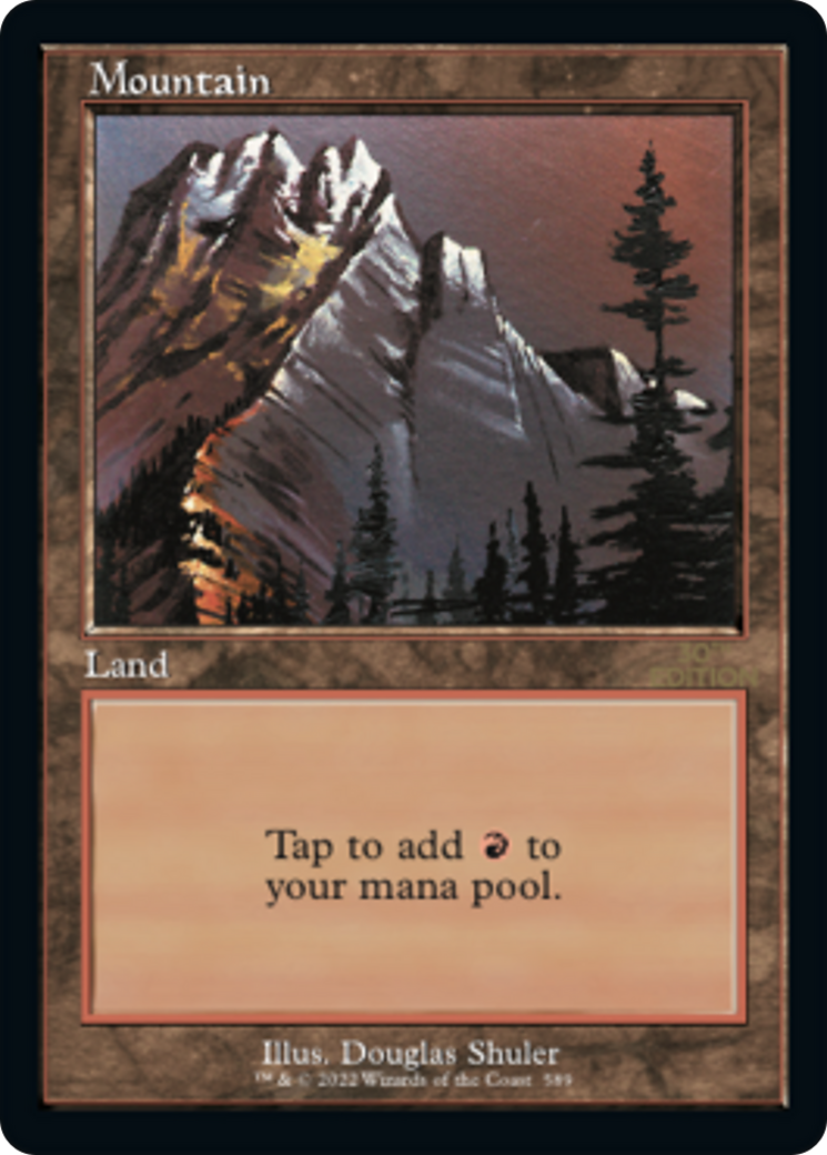 Mountain (30A-589) [30th Anniversary Edition] MTG Single Wizards of the Coast