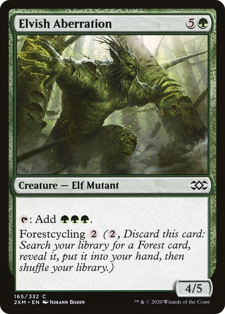 Elvish Aberration (2XM-165) [Double Masters] Foil MTG Single Wizards of the Coast