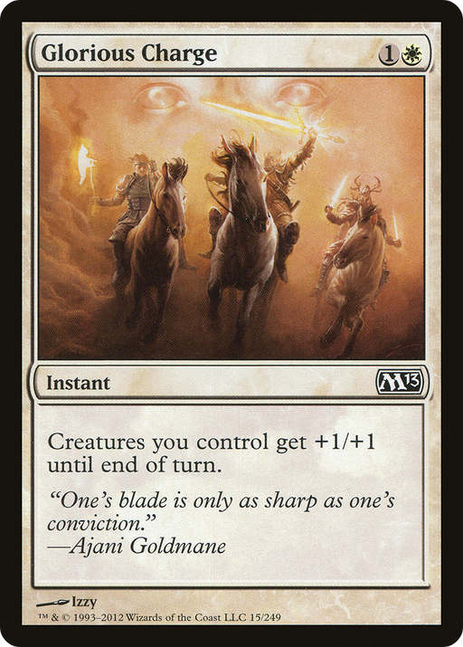 Glorious Charge (M13-015) [Magic 2013] Foil MTG Single Wizards of the Coast