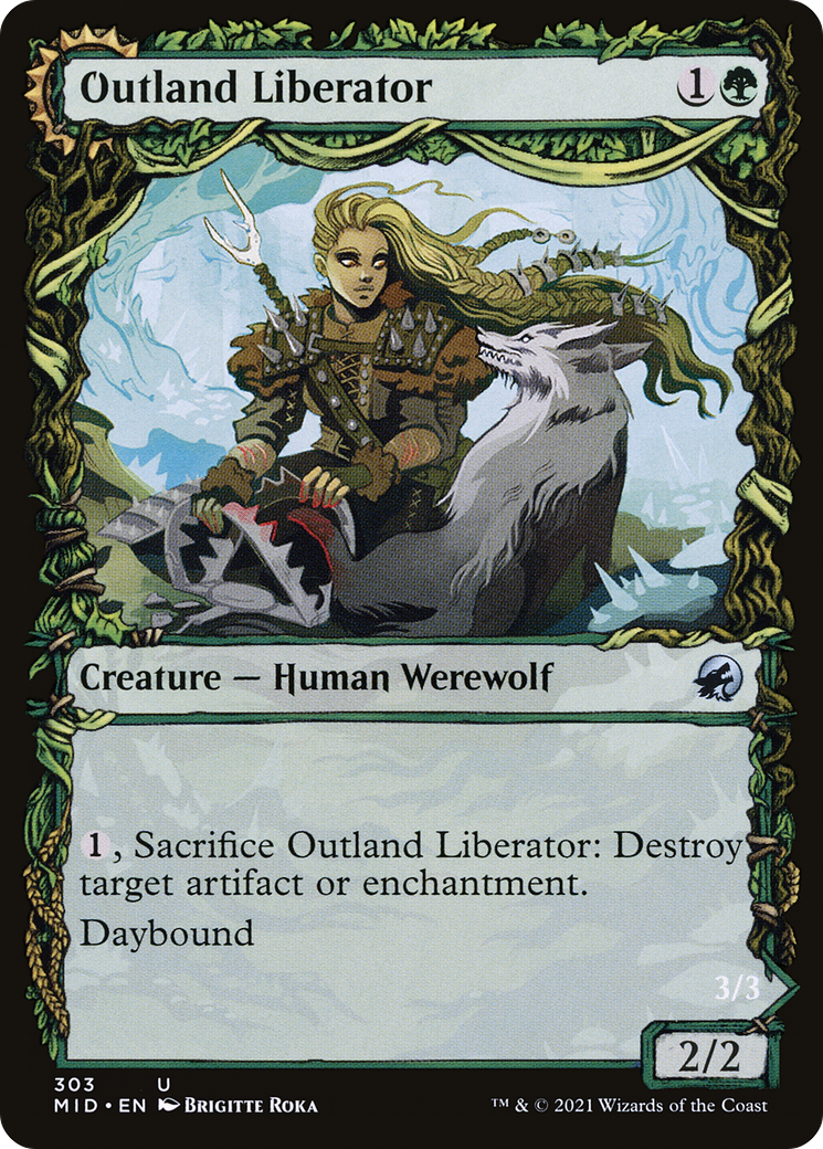 Outland Liberator (MID-303) [Innistrad: Midnight Hunt] (Showcase) MTG Single Wizards of the Coast