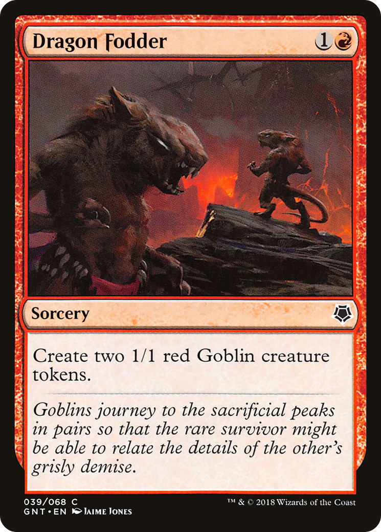 Dragon Fodder (GNT-039) [Misc] Game Night MTG Single Wizards of the Coast