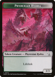 Treasure (20) // Phyrexian Hydra (12) Double-Sided Token [Tokens] March of the Machine Tokens MTG Single Magic: The Gathering