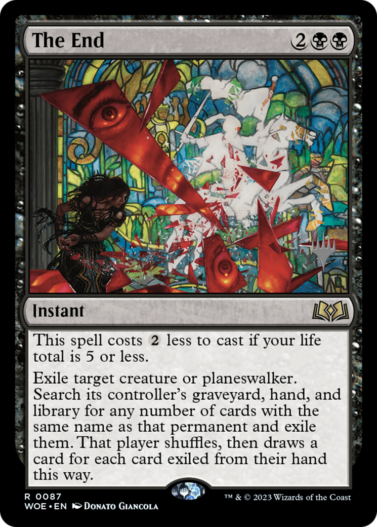The End (PPWOE-087) [Wilds of Eldraine Promos] Foil MTG Single Wizards of the Coast